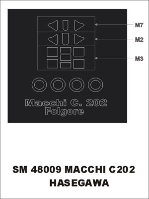 Montex Mini Mask 1:48 OHKA for Brengun Spraying Stencil #SM48465