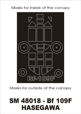 SM48214 Montex 1/48 canopy masks for the Special Hobby MC200 kit 