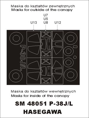 Montex Mini Mask 1:48 Fw-190 D 9 for Hobby Boss Spraying Stencil #SM48379